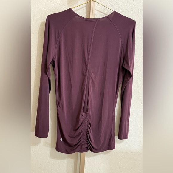 Lululemon Deep Stretch Long Sleeve Cinch – Arctic Plum - Picture 6 of 6